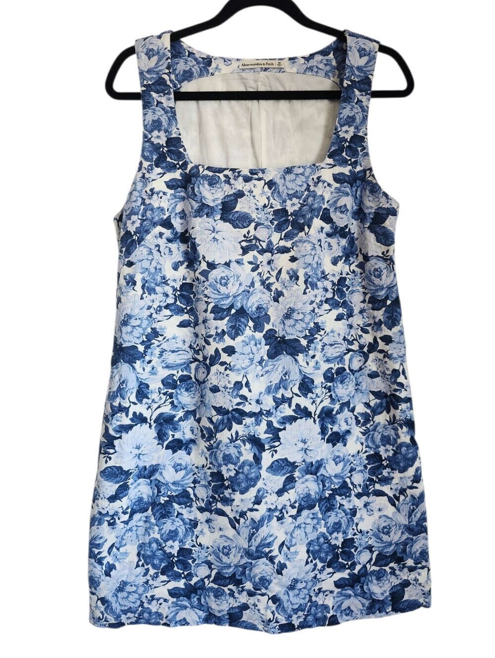 Abercrombie & Fitch Linen Blend Floral Mini Dress – Size M - Picture 3 of 6
